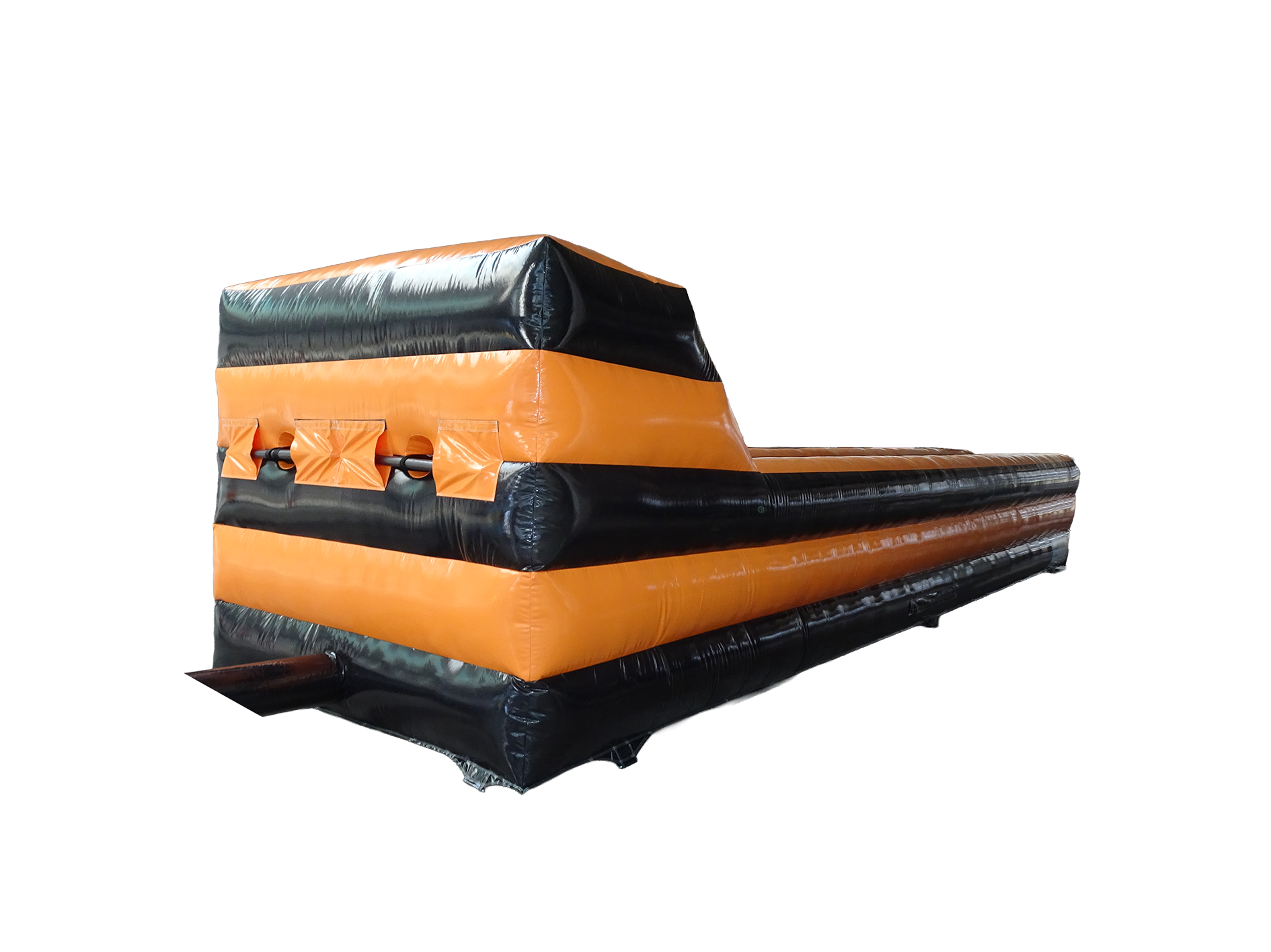Course Bungee Orange & Noir