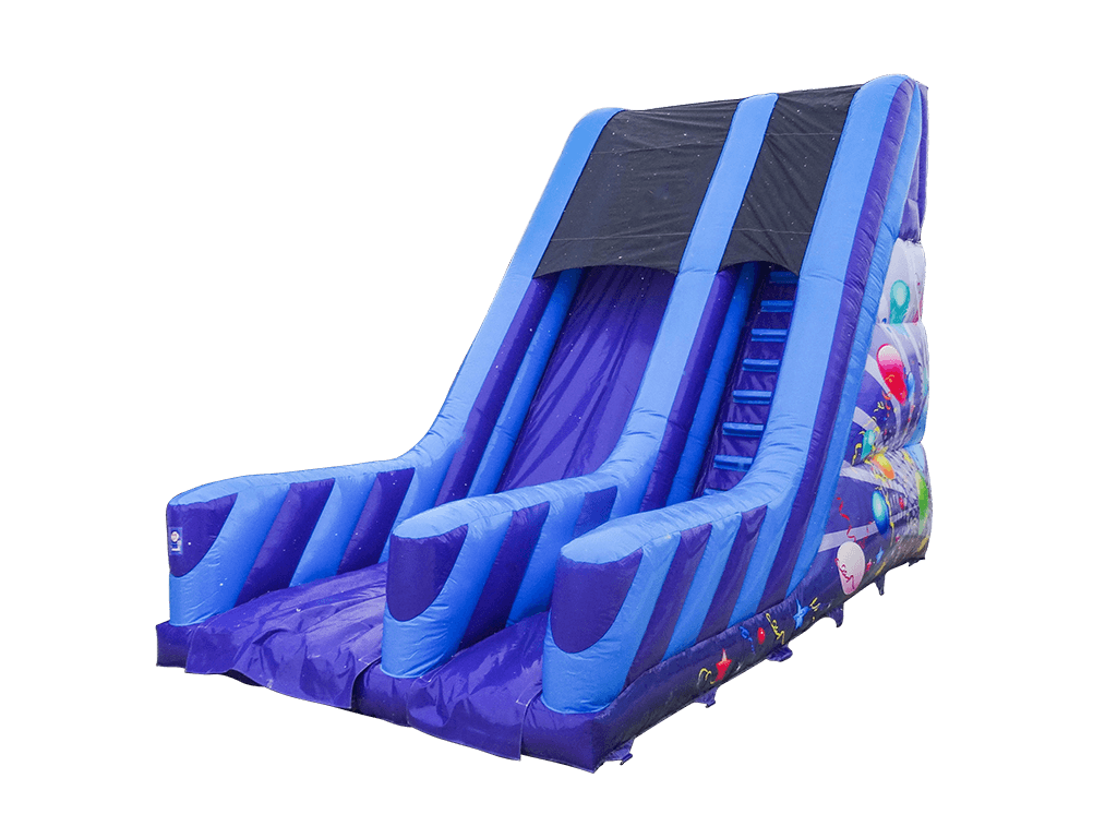 13ft Platform Purple & Blue Party Slide