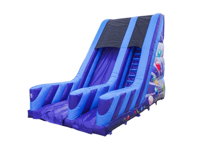 13ft Platform Purple & Blue Party Slide