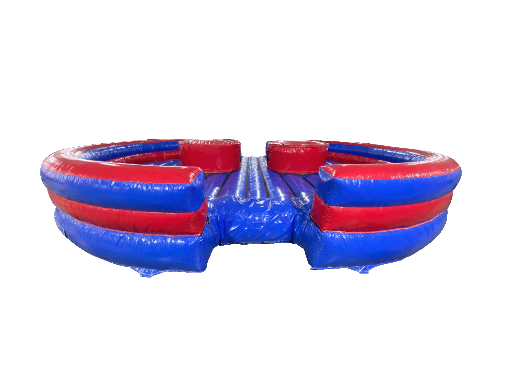 Blue & Red Gladiator Duel Inflatable Game