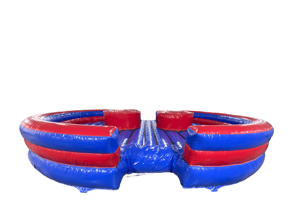 Blue & Red Gladiator Duel Inflatable Game