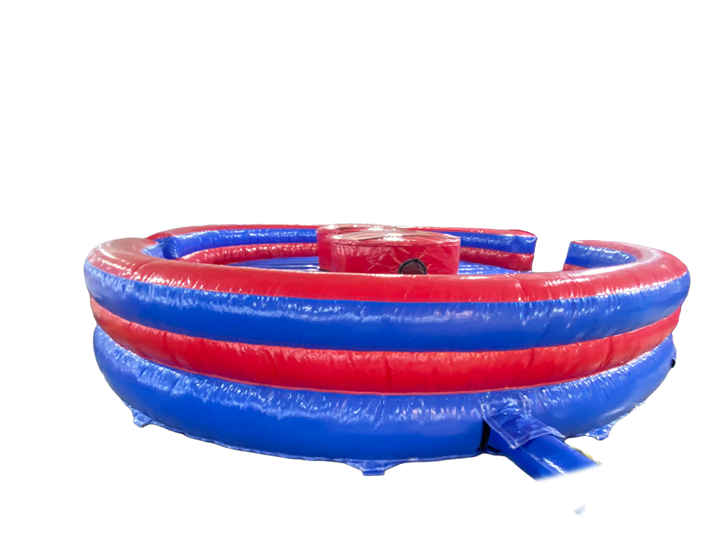 Blue & Red Gladiator Duel Inflatable Game