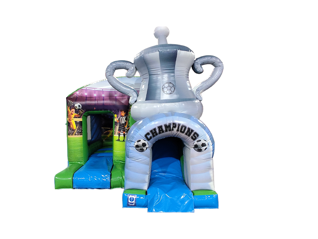 3D Football Trophy Box Jump & Slide