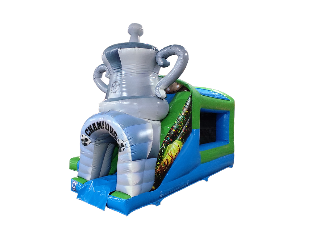 3D Football Trophy Box Jump & Slide