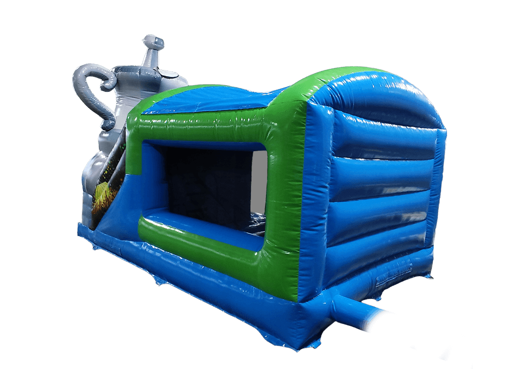 3D Football Trophy Box Jump & Slide
