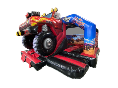 15x15ft 3D Monster Truck Twin Lane Front Slide Combi
