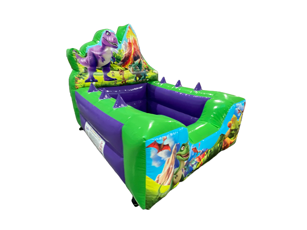 Piscina de bolas con respaldo alto contorneado Dino
