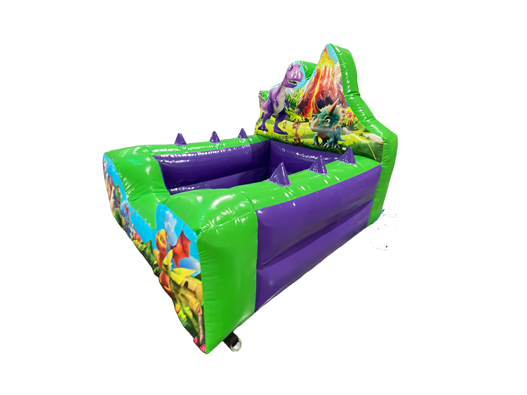 Piscina de bolas con respaldo alto contorneado Dino
