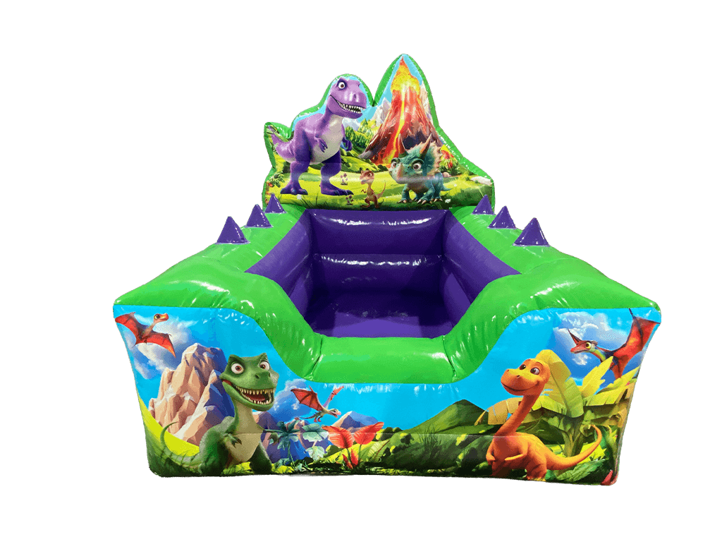 Piscina de bolas con respaldo alto contorneado Dino