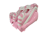 1,5m Plattform Rosa & Weiß Pastell Dreh-Rutsche