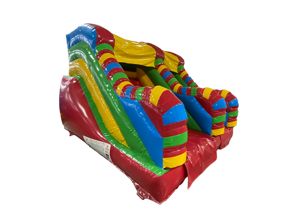 Tobogan răsucit multicolor pe platformă de 1,5m