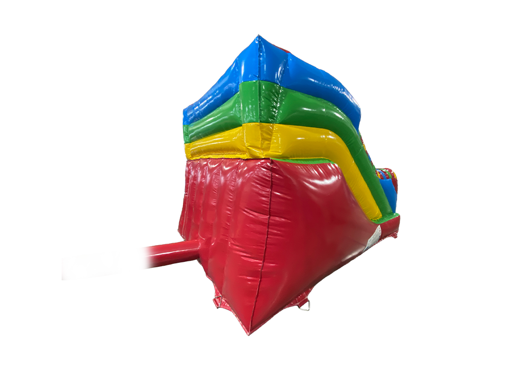 Tobogan răsucit multicolor pe platformă de 1,5m
