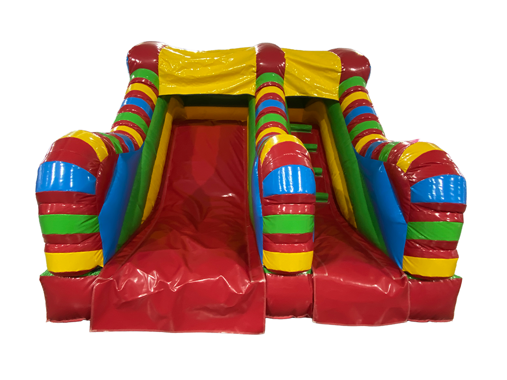 Tobogan răsucit multicolor pe platformă de 1,5m