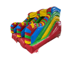 Tobogan răsucit multicolor pe platformă de 1,5m