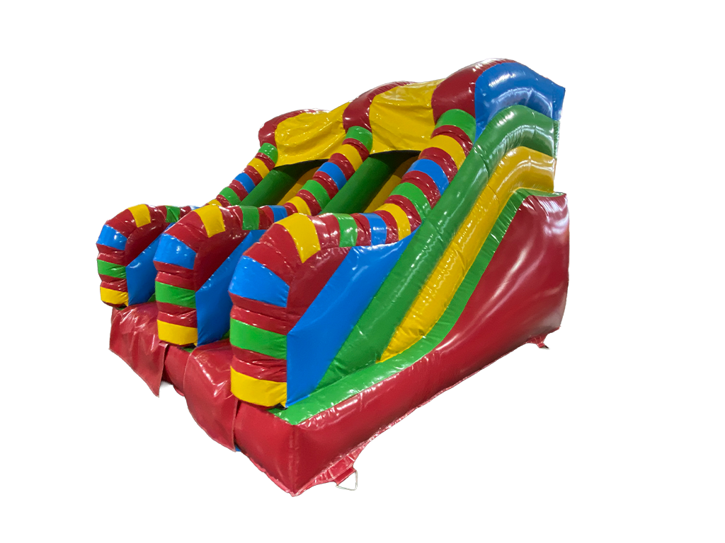 Tobogan răsucit multicolor pe platformă de 1,5m