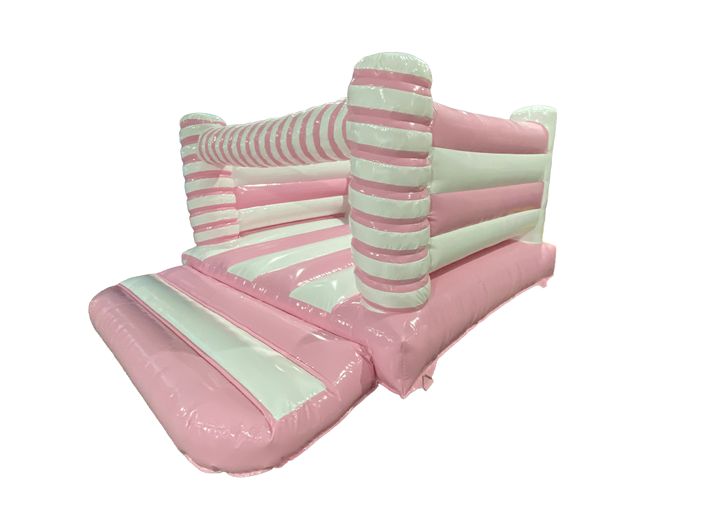 18x12ft Pink &amp; White Twist H Frame