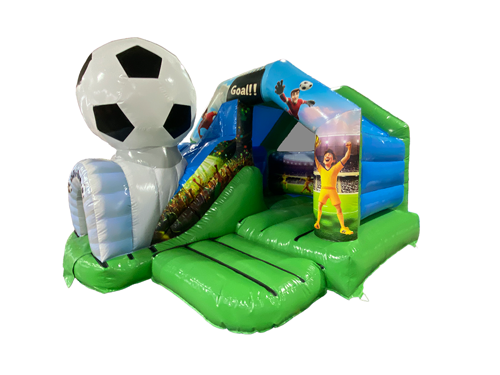 Combi toboggan avant football 3D 5x4m