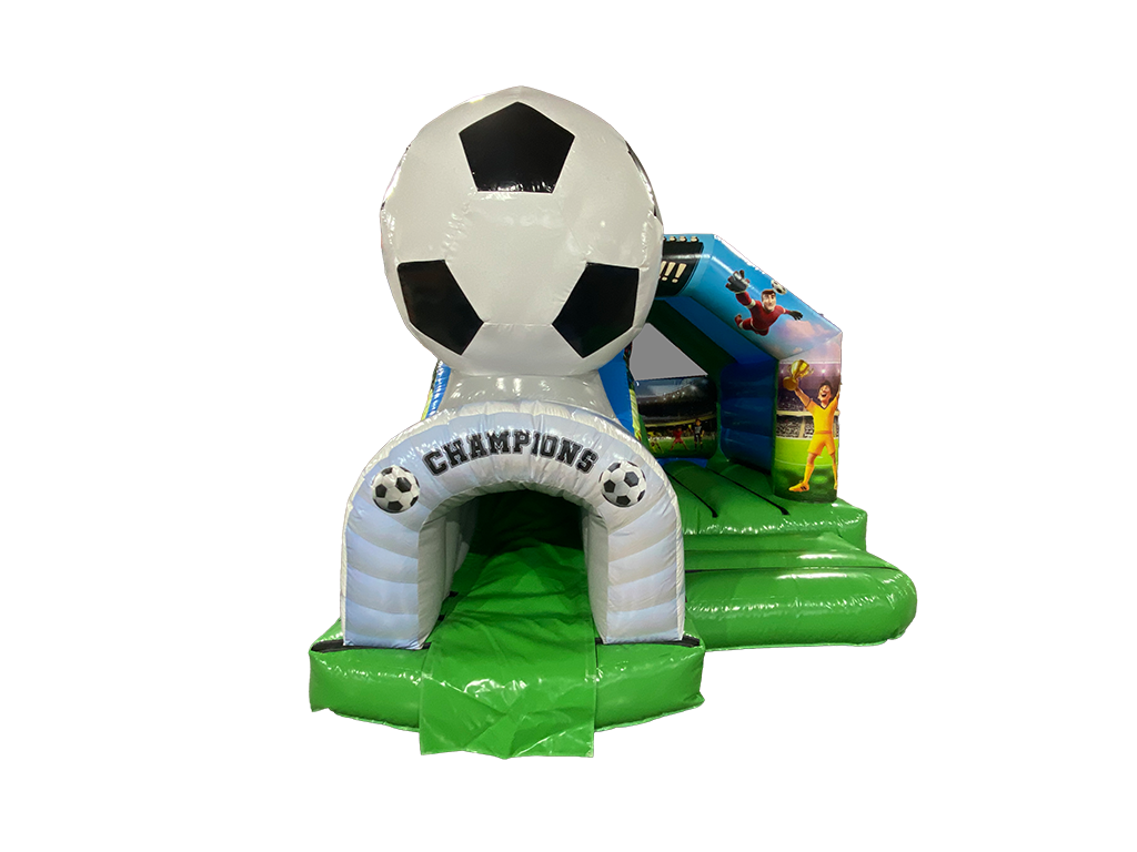 Combi toboggan avant football 3D 5x4m