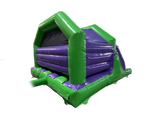 4.5x4.5m Dinosaur Twin Lane Front Slide Combi