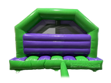4.5x4.5m Dinosaur Twin Lane Front Slide Combi