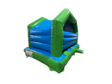 4.5x4.5m Jungle Dubbele Baans Voorkant Glijbaan Combi