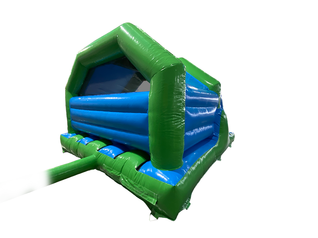 4.5x4.5m Jungle Dubbele Baans Voorkant Glijbaan Combi