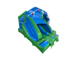 4.5x4.5m Jungle Dubbele Baans Voorkant Glijbaan Combi
