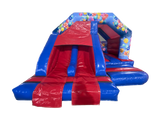4,5m x 4,5m Party Zwillingsspur Front Rutsche Kombi