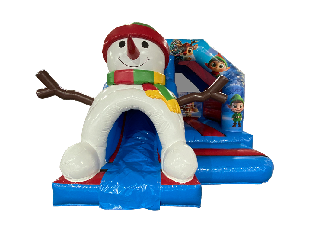 15x12ft 3D Snowman Front Slide Combi