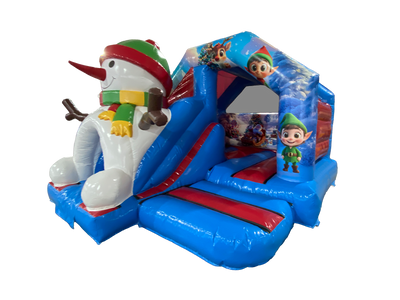 15x12ft 3D Snowman Front Slide Combi