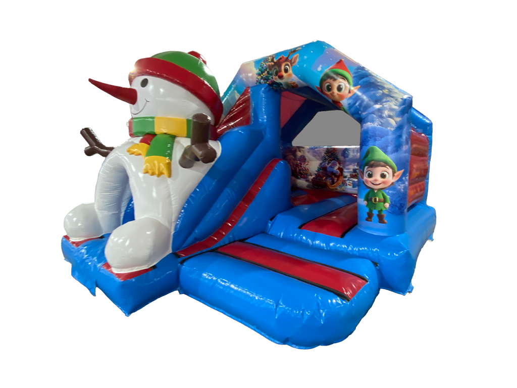 15x12ft 3D Snowman Front Slide Combi