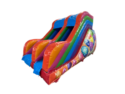 8ft Platform Multicoloured Party Slide