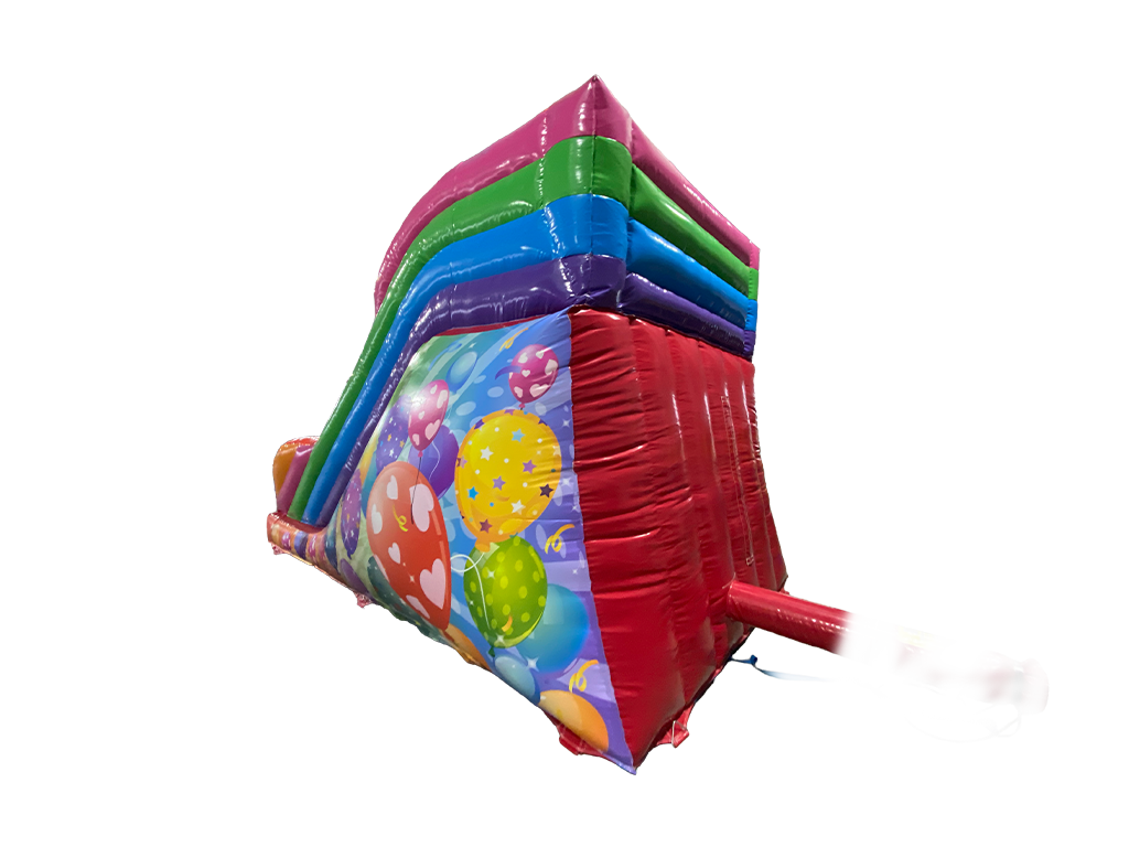 8ft Platform Multicoloured Party Slide