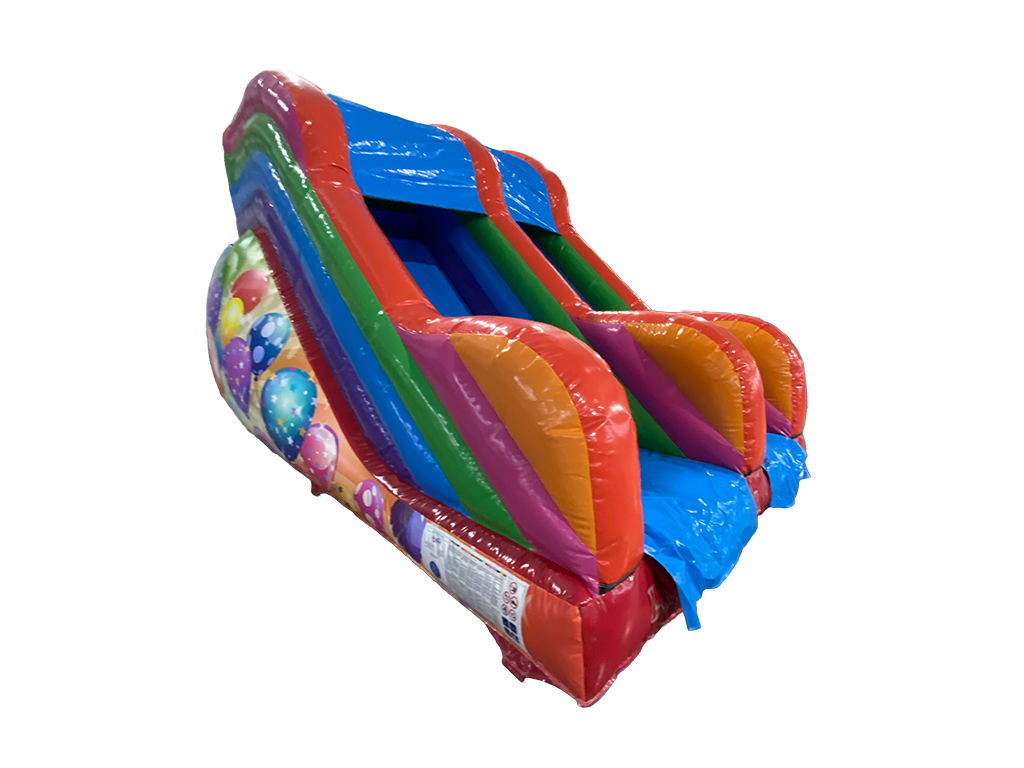 8ft Platform Multicoloured Party Slide