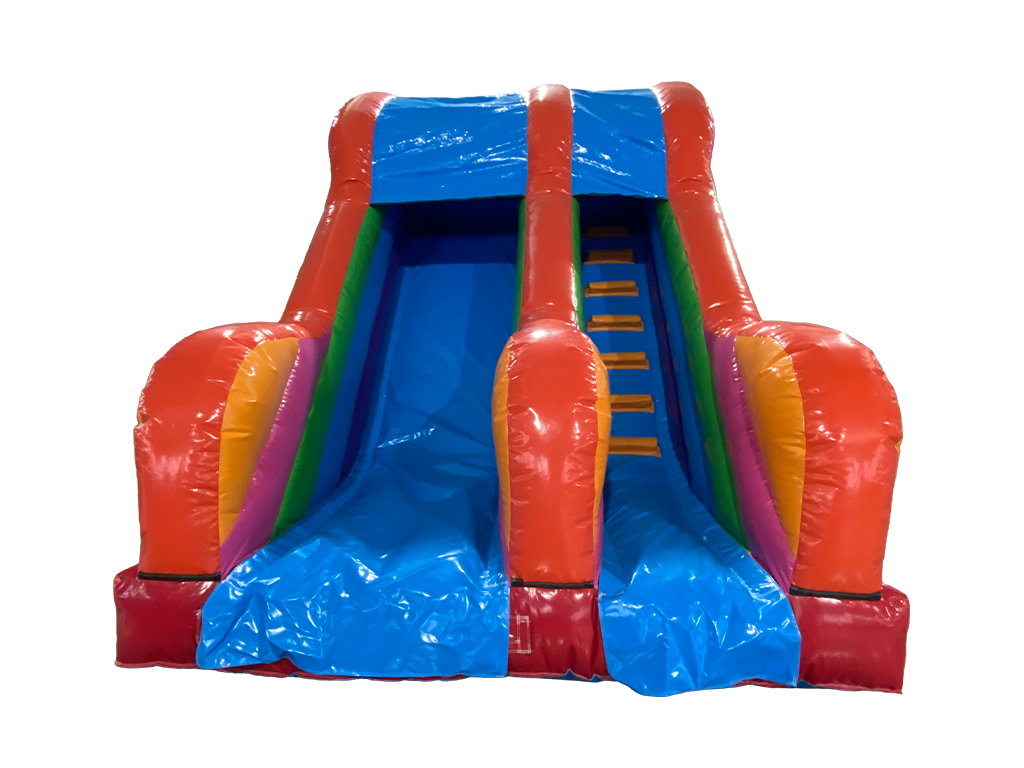 8ft Platform Multicoloured Party Slide
