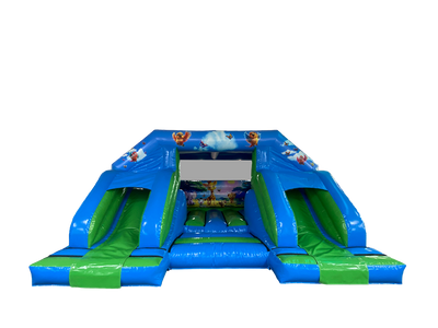 5.5x4.6m Jungle Double Front Slide Combi