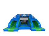 5.5x4.6m Jungle Double Front Slide Combi