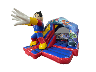15x12ft 3D Superhero Front Slide Combi
