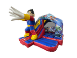 Combinado de Escorrega Frontal Super-herói 3D 5x4m