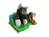 15x18ft Dog vs Cat Double Slide Combi