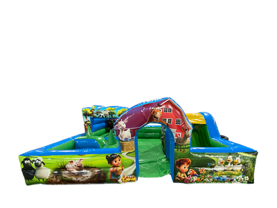 15x15ft Farmyard Contoured Mini Playzone