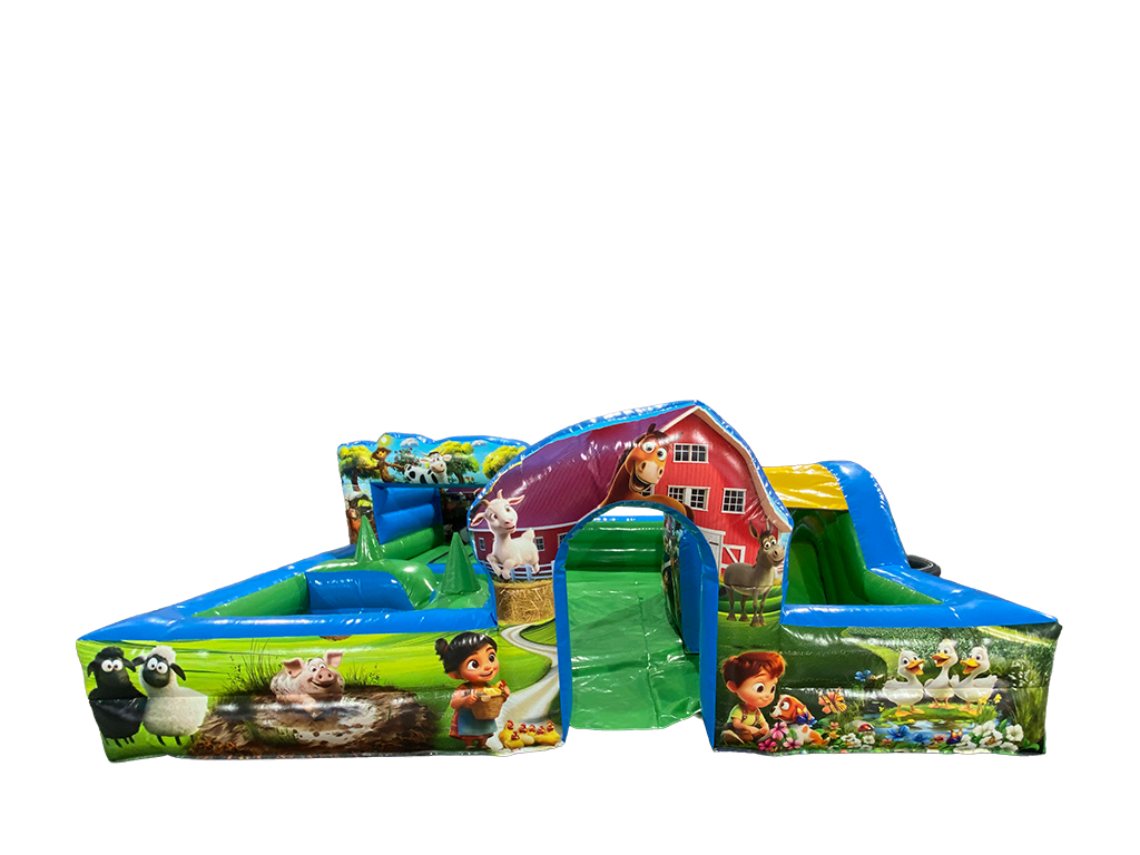 15x15ft Farmyard Contoured Mini Playzone