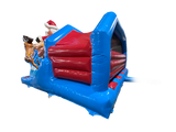 4.6m x 5.5m Snowman vs Reindeer Double Slide Combi