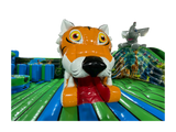 Commercial jungle inflatable activity centre for sports halls and events