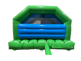 15x15ft 3D Football Twin Lane Front Slide Combi