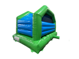 15x15ft 3D Football Twin Lane Front Slide Combi