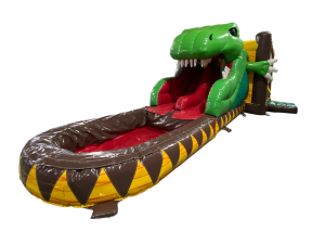 5.5x10m 3D Dinosaur Bounce House with Pool