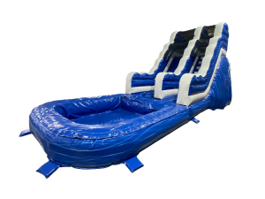 9ft Blue & White Slide with Pool