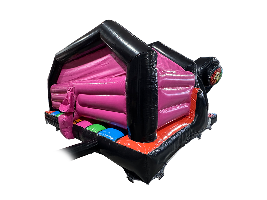 18x15ft Unicorn vs Dinosaur Double Slide Combi