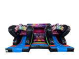18x15ft Unicorn vs Dinosaur Double Slide Combi